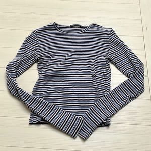 Long sleeve brandy tee